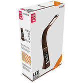 Avide LED Φωτιστικό Γραφείου Επαγγελματικό Δερμάτινο με Ημερολόγιο Καφέ 6W